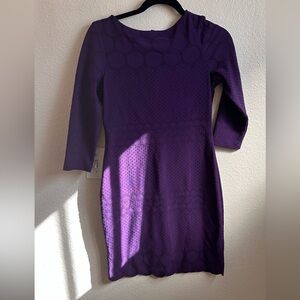 Purple Julia Jordan long sleeve dress